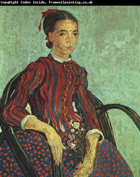 Vincent Van Gogh La Mousme, Sitting